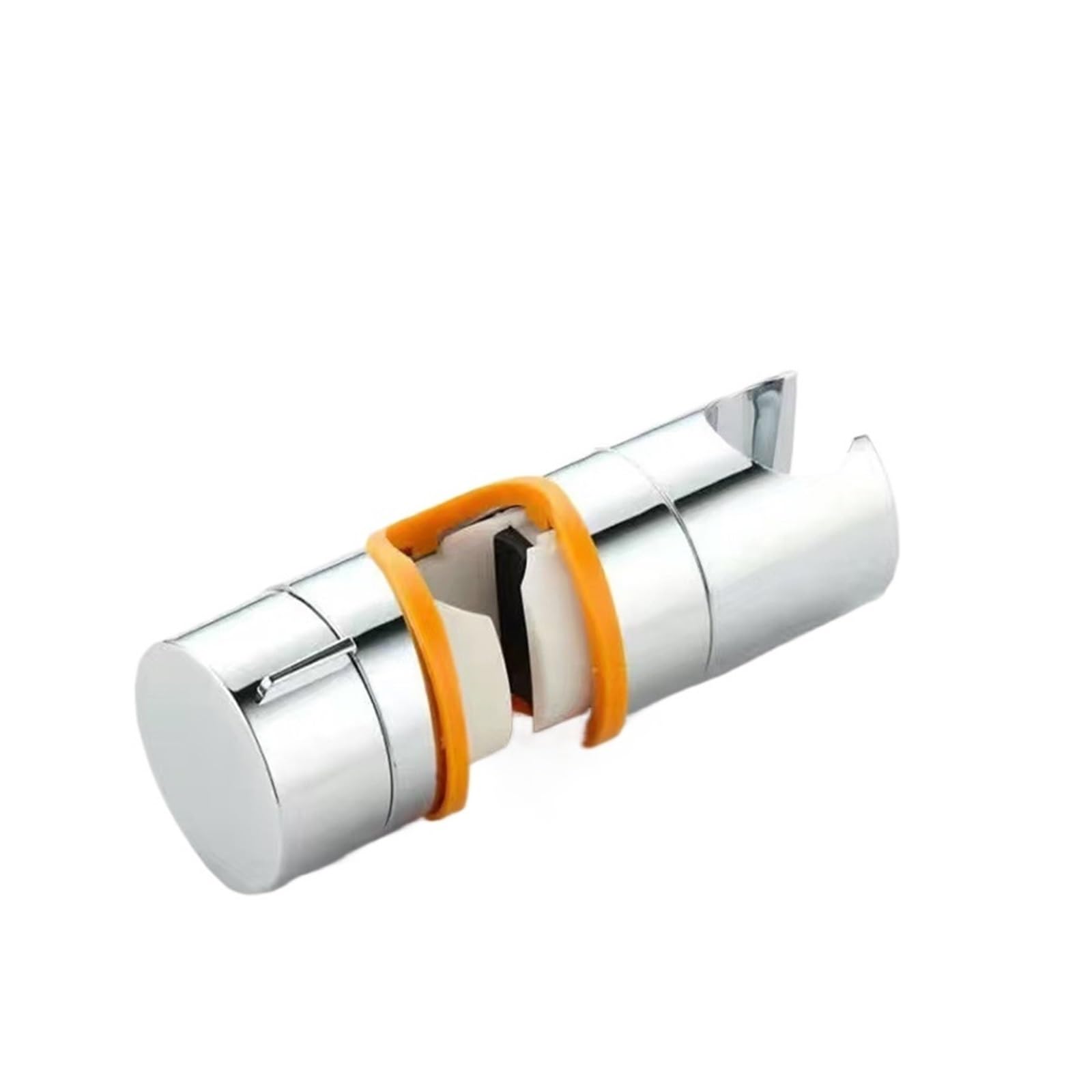 Support de tige de douche réglable sans perçage orange pour salle de bain