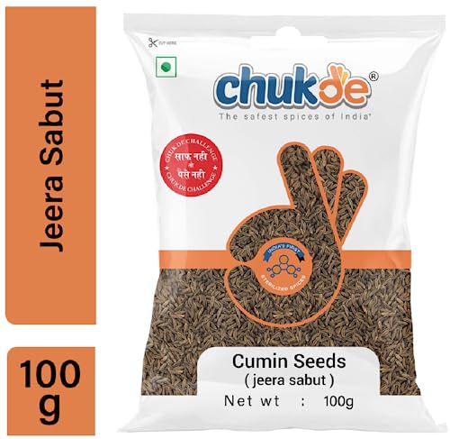 Image of Chukde Jeera Sabut - 300 Grams (100gm x 3) | Whole Spices for Vegetarian, Meat, and Rice Dishes, Snacks, and Beverages | Digestion Aid, Blood Sugar Regulator, Anti-Inflammatory