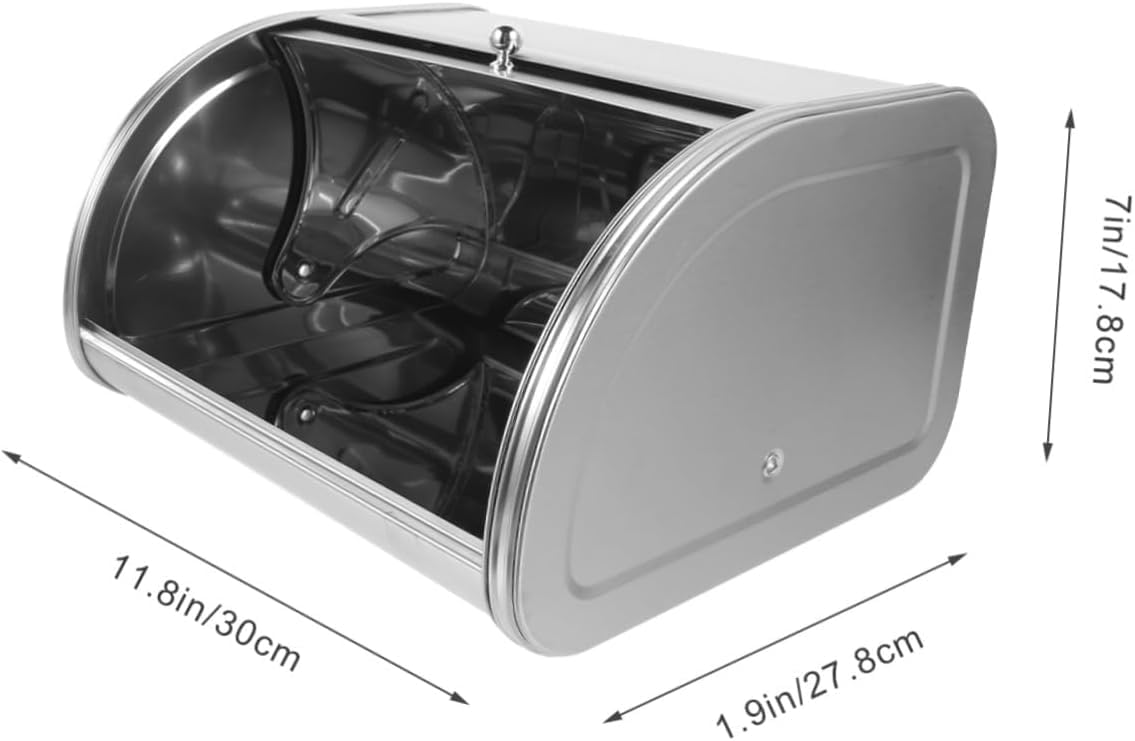 Panera De Cocina Que Ahorra Espacio: Elegante Organizador De Encimera para Pan, Aperitivos, Frutas Y Productos Horneados Hogar Y La Panadería. Multi