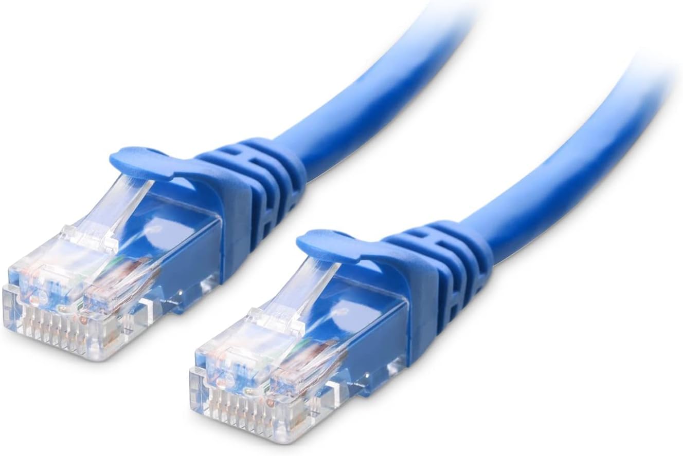 Cable Matters 10Gbps Snagless Cat 6 Ethernet Cable - 7ft, Cat 6 Cable, Cat6 Cord, Ethernet Cord, Blue