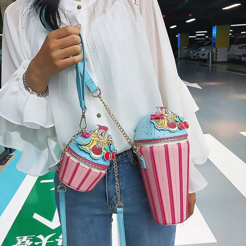 Image of Novelty Fun Shape Handbag Shoulder Purse Crossbody Bag