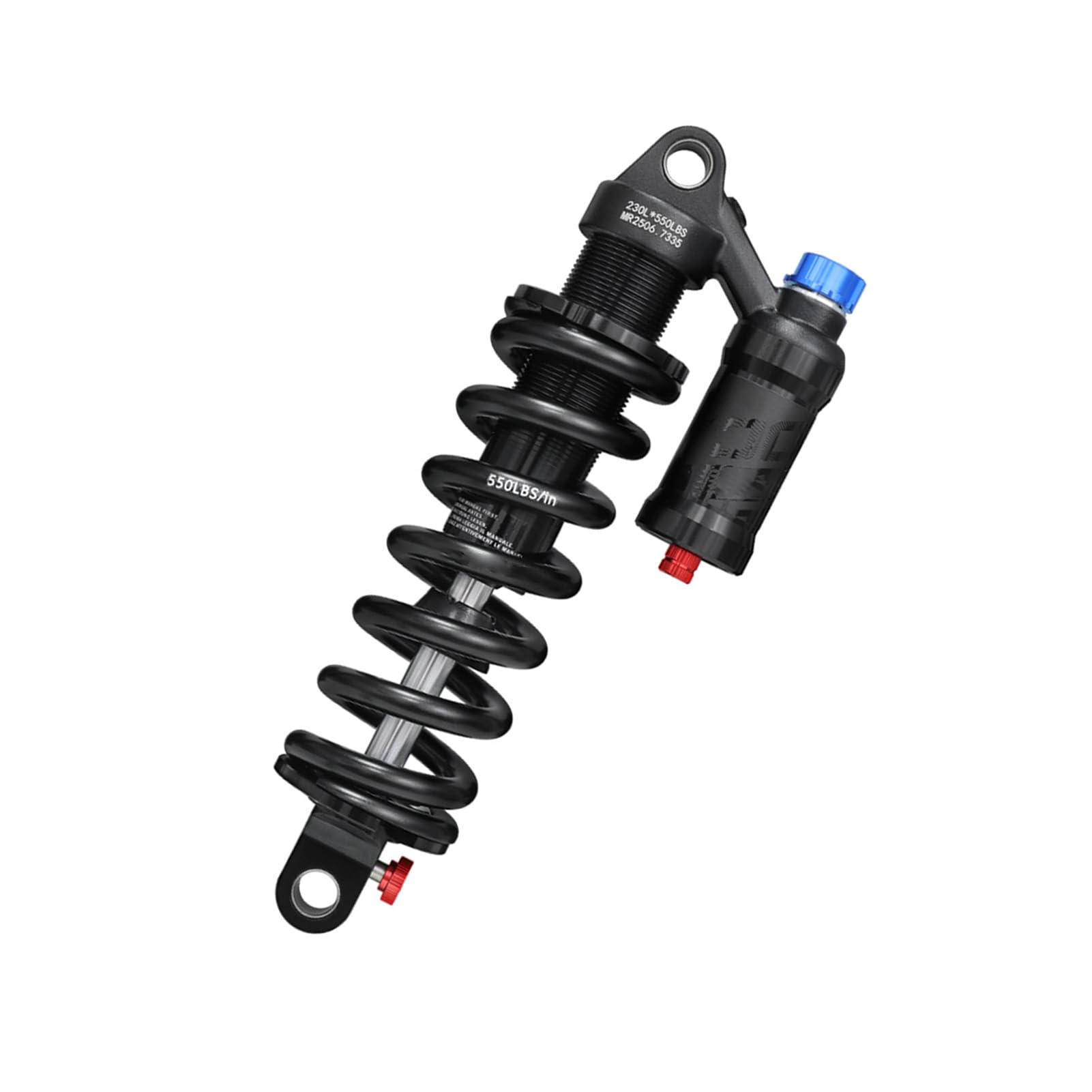 Ammortizzatore posteriore per mountain bike Ammortizzatore elicoidale a molla di smorzamento regolabile ad alte prestazioni con capacità di carico di 550 libbre per guida in (230MM-550LBS)