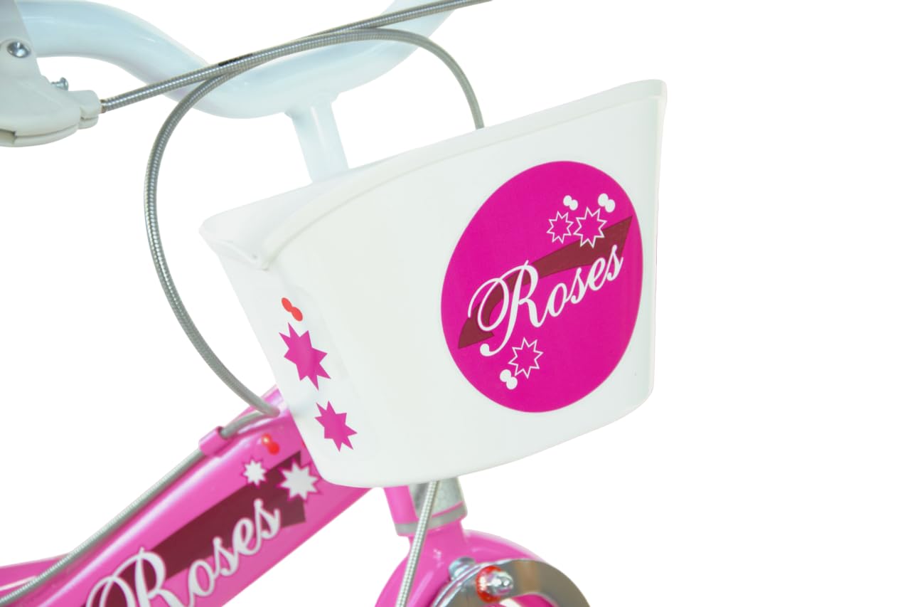 SCH Bicyclette Roses Vélo Enfant, Fille