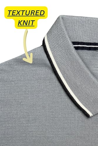 Image of SANE ORIGINALS Full Sleeves Textured Polo Tshirt for Men with Pocket || Long Sleeves Collar and Pocket T-Shirt for Men