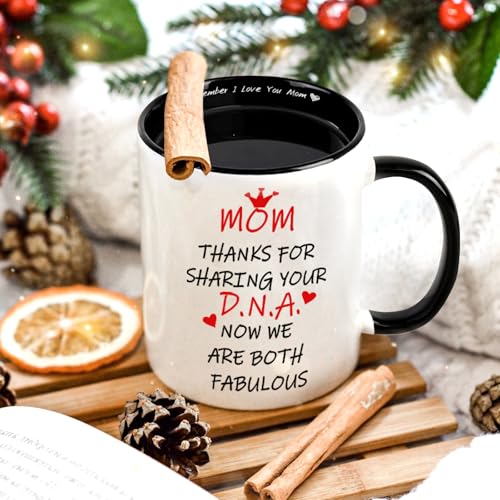 LIMUIKA Mothers Day Gifts for Mom from Daughter Son Kids: Birthday Gifts for Mom, Christmas Funny Gift Ideas- Mom Mug, for Women, Wife, New Mom Cups, 11oz Coffee Cup