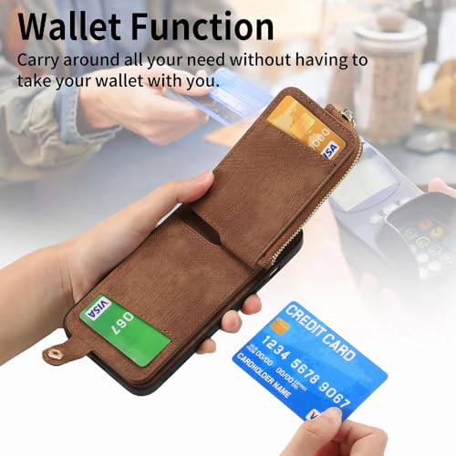 Étui en cuir de protection intégrale pour Samsung Galaxy S22 Plus portefeuille bleu