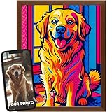 Custom Pop Art Portrait from Photo - Personalized Colorful Cartoon Illustration, Unique Retro Style Artwork for Couples, Kids, Family, Wedding, Aesthetic Decor, Bedroom, Living Room, Cool Display