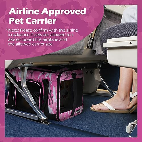 Pet-Carrier-TSA-Airline-Approved-forCats-and-Dogs-Under-18-PoundsCat-Travel-Carrierwith-Honeycomb-HRD-Bottom4-Mesh-Windows-Dog-Carriers-for-Small-DogsCat-Carrier-Soft-Pink-Camouflage