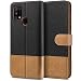 Produktbild BEZ Handyhülle für Samsung Galaxy M31 Hülle, Tasche Kompatibel für Samsung M31, Schutzhüllen aus Klappetui mit Kreditkartenhaltern, Ständer, Magnetverschluss, Schwarz