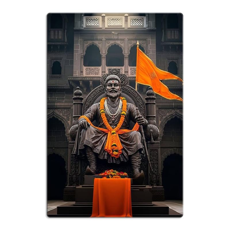 3mm Acrylic Wall Art Frame|Glossy Frame for Living Room, Bedroom, Kids Room, Office,Hallroom Hotels & Gifting|Home Decoration & Gift Item (10X15 Inch)- Chhatrapati Shivaji Maharaj-image-18