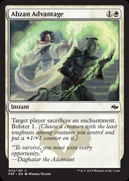 Amazon.com: Magic The Gathering - Abzan Advantage (002/185)