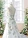 Ivory Wedding Dresses for Bride Flower Embroidery Tulle Sweetheart Bride Dress with Train Long Ball Gown Wedding Dress Lace Up Back US0 He0199A21