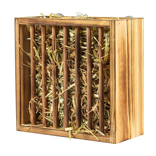 BalterFF Rabbit Hay Feeder Guinea Pig Bunny Stuff Chinchilla Food Dispenser Holder Cages Hay Rack Small Animal Automatic 3