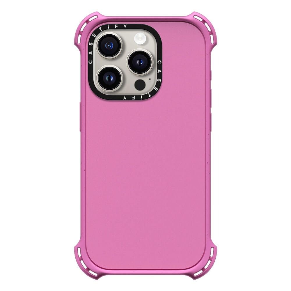 Apple iPhone 15ピンク + CASETiFYケース CASETiFY Impact Case with MagSafe for Apple iPhone 15 Pro