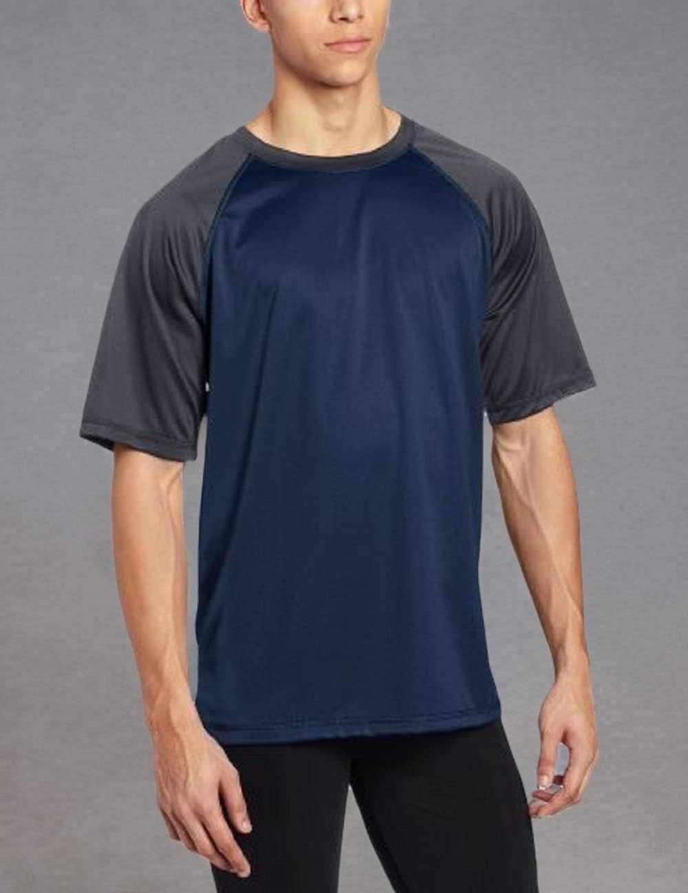 Kanu Surf Men's Contrast Rashguard UPF 50+ Swim Shirt