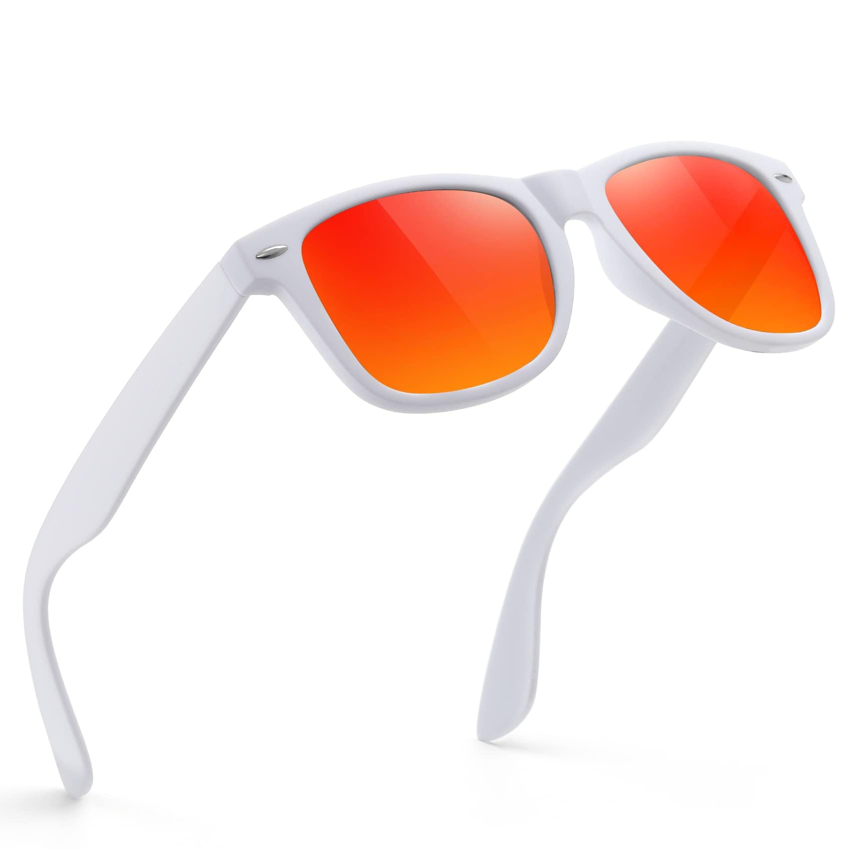 Sunglasses Men Polarized Sunglasses for Mens and Womens,Black Retro Sun Glasses Driving Fishing UV Protection