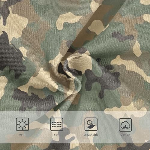 Classic Camouflage Green Brown Toddler Underwear Floral 2t Cotton Panties for Girl Durable Undies Kids Briefs3