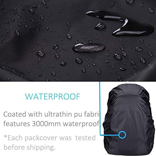 Protection Sac à Dos Pluie 35L 100L 120L Housse de Pluie Sac à Dos Sac étanche poussière randonnée Camping Sacs Grand 90L 95L 110L Housse de Pluie Housses De Sac à Dos(90 100 120lL)