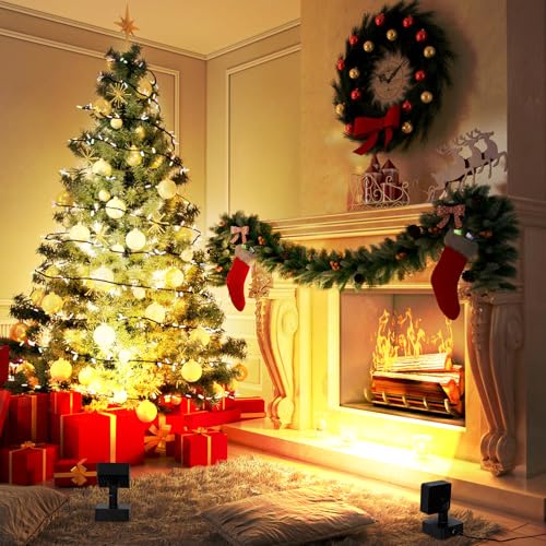 Image of 12V LED Indoor Plant Spotlight, Adjustable Angle Floor lamp with Remote dimming, Suitable for Dark Corners, Living Rooms, Sofas, Indoor Plants, Walls, Artworks (2pack)