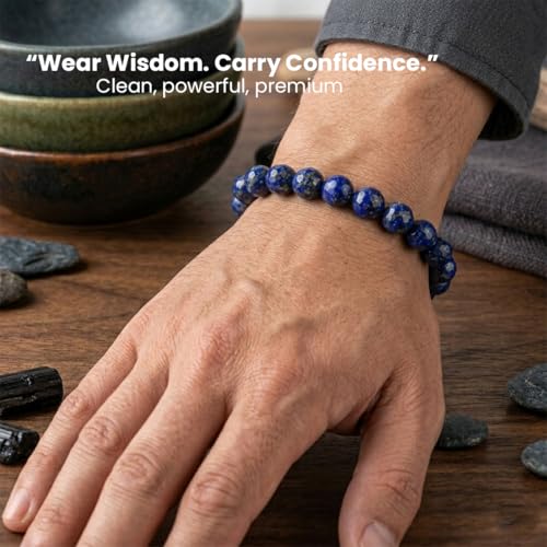 Image of Reiki Crystal Products Certified Natural Crystal Stone Diamond Cut /Faceted 10 mm Beads Bracelet for Men & Women | Reiki Charged Gemstone Jewellery | Multiple Stone Variants Available