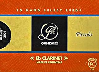Gonzalez Eb Clarinet Reeds, Strength 3.25, Box of 10