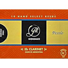 Gonzalez Eb Clarinet Reeds, Strength 2.75, Box of 10