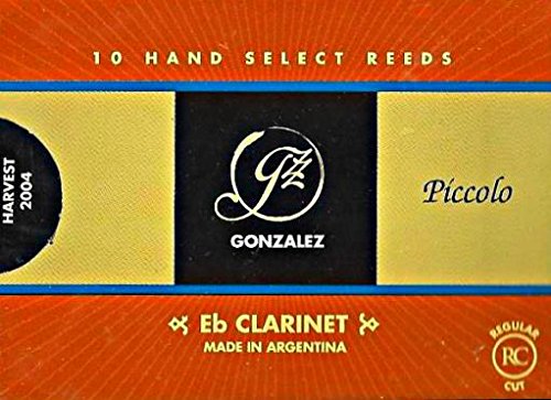 Gonzalez Eb Clarinet Reeds, Strength 2.75, Box Of 10 #TOP24