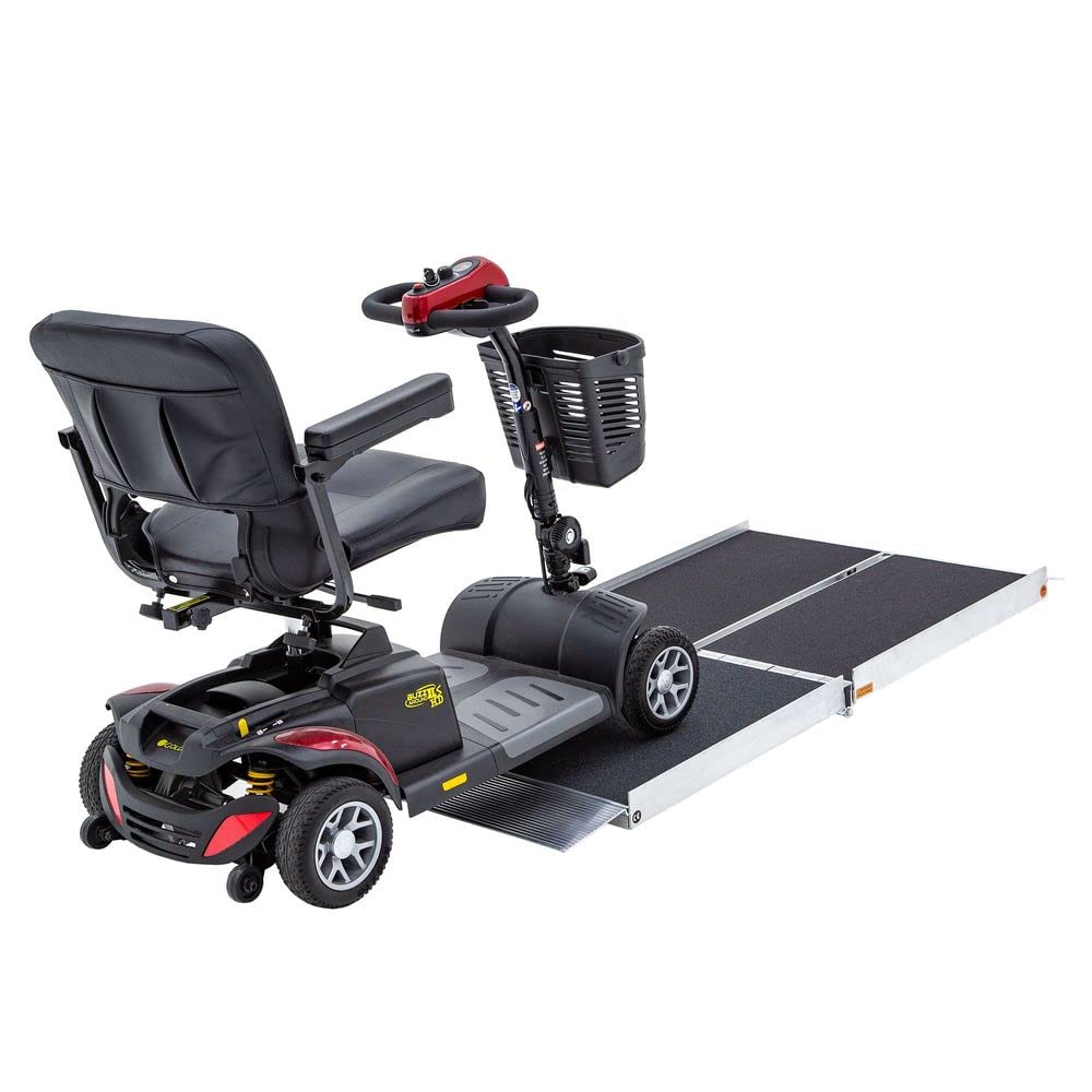 6' 700 lb. Capacity Multi-Fold Wheelchair Ramp - Silver Spring