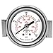 Winters PEU Series Steel Dual Scale Economy Panel Mounted Pressure Gauge, 0-200 psi/kpa, 1-1/2" Dial Display, +/-3-2-3% Accuracy, 1/8" NPT Connection