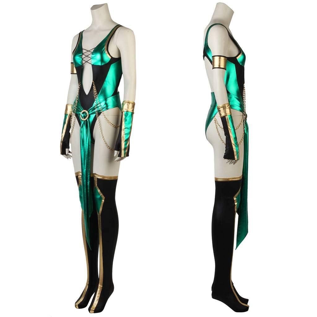 CosplayDiy Women's Suit for Game MK X Jade Cosplay Costume
