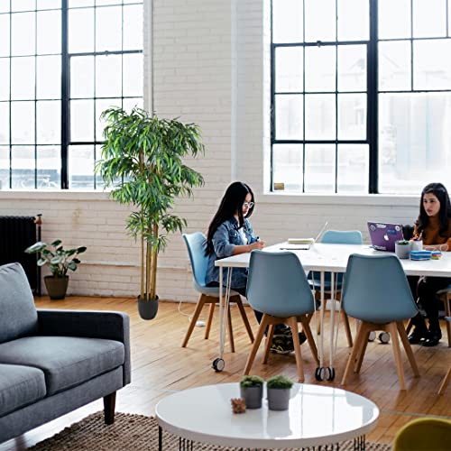 Season's Need 7Ft Artificial Bamboo Plant, Fake Tropical Bamboo Tree, Perfect Faux Plant In Pot For Indoor Outdoor Home Office Decor Large Lifelike Bamboo (Set Of 2) - New #TOP7