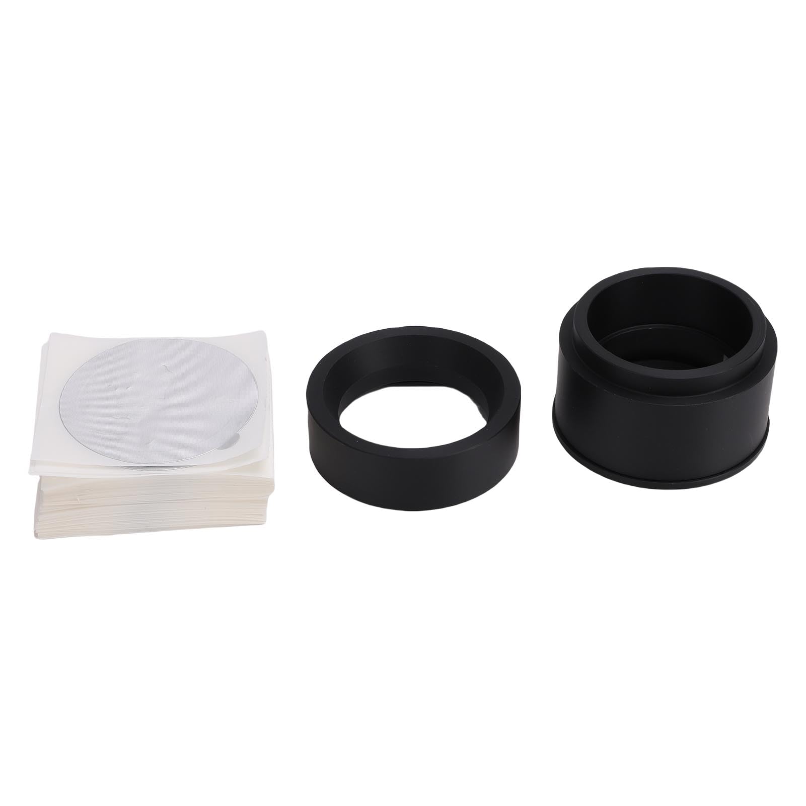 Chrees Kit de Recarga de Cápsulas de café Reutilizables Tapas de Sellado de Papel de Aluminio Eficientes para Entusiastas del café Material 2 Soportes para Cápsulas de para Uso Doméstico