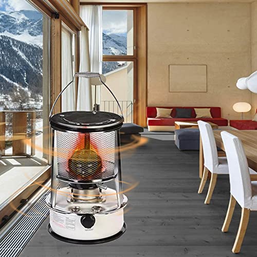 Réchaud à pétrole 6 L blanc pour intérieur et tente