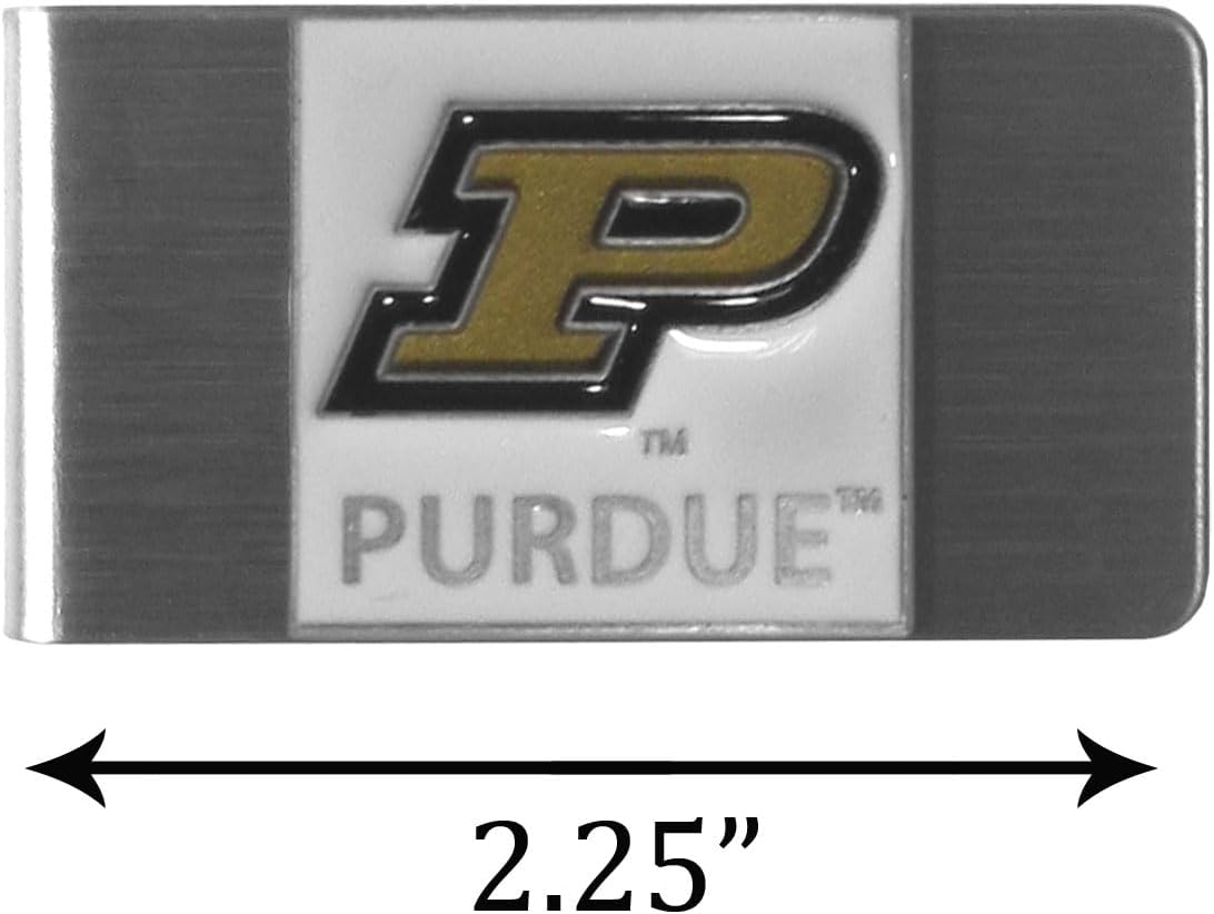 NCAA Siskiyou Sports Mens Purdue Boilermakers Steel Money Clip One Size Team Color