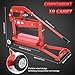 ETOYA Manual Block Splitter Paving Cutter with Wheels, 0-11.8in Adjustable Cutting Thickness, Heavy-Duty Paver Splitting Tool for Brick, Stone, Granite, Marble & Concrete Landscaping
