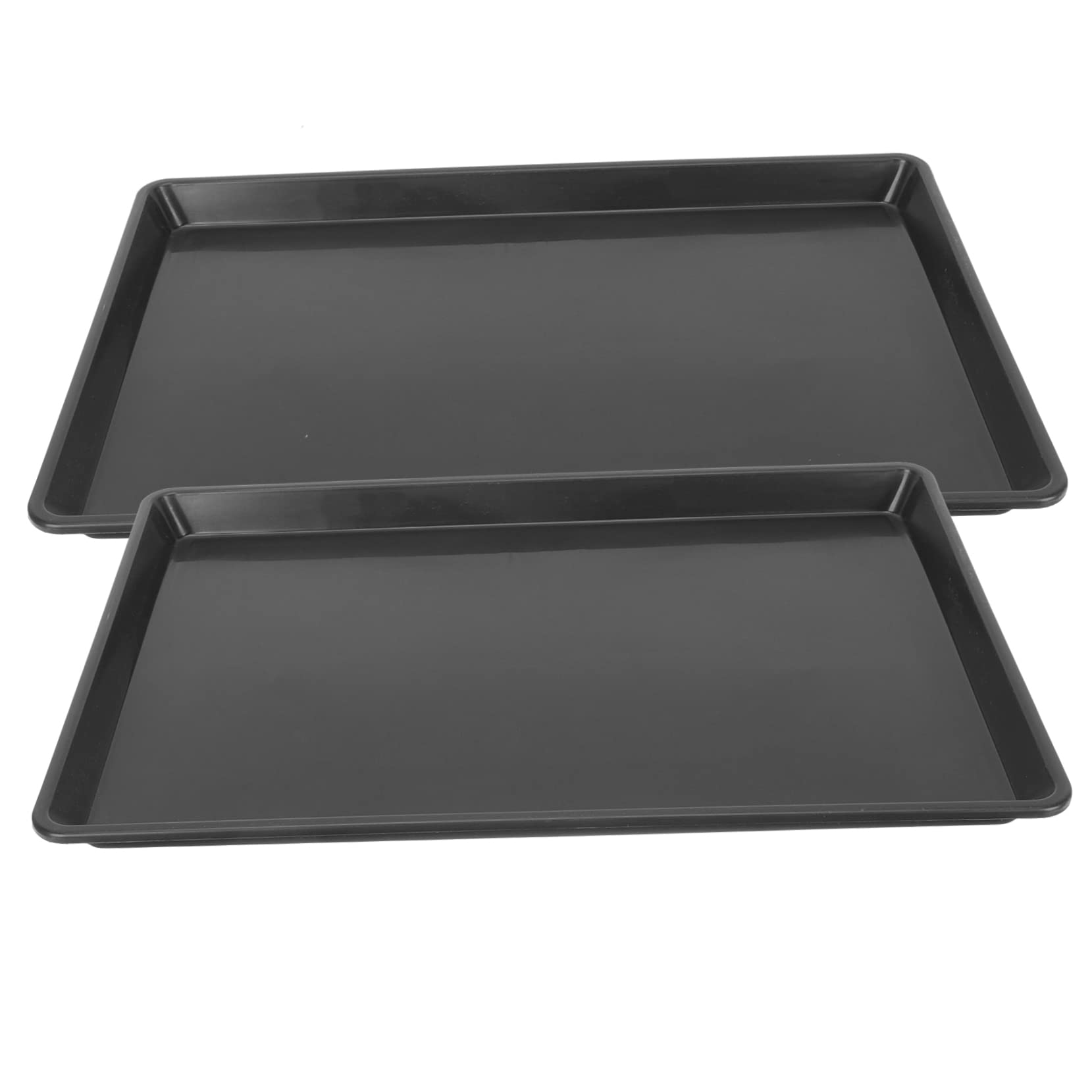 2 Pezzi Vassoio per Gabbia Cane E Uccelli Vassoio Inferiore Anti-Perdite Facile da Pulire per Gabbia Pappagalli per Conigli E Cuccia Cani Piccola Taglia 16.93X12.99X0.98In