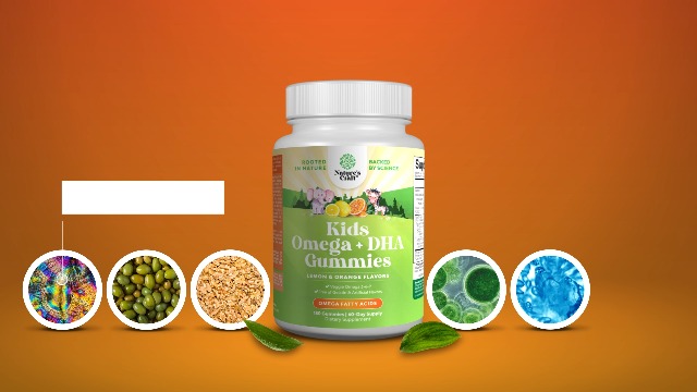 Amazon.com: Omega DHA Gummies for Kids - Fatty Acids Omega 3 6 9 with Vitamin C for Brain, Immunity & Vision - Nutritional DHA for Kids for Healthy Nervous System & Focus