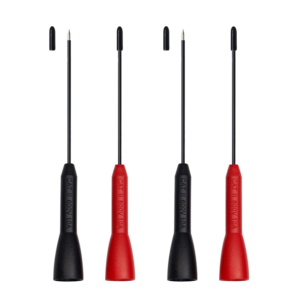 BOCEUC Multimeter Probes, 2mm Extended Needle Test Probes for Fluke Leads tl71 tl75,4 Pack