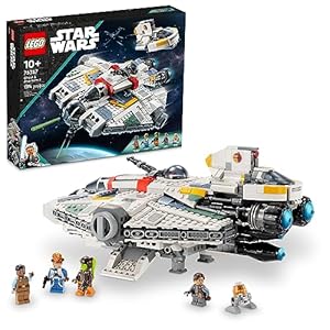 LEGO Star Wars Ahsoka Ghost and Phantom II Spaceship Toy – Star Wars Building Toys Set for Kids, Boys & Girls, Ages 10+ – Star Wars Gifts for Birthdays & Events – 5 Minifigures – 75357