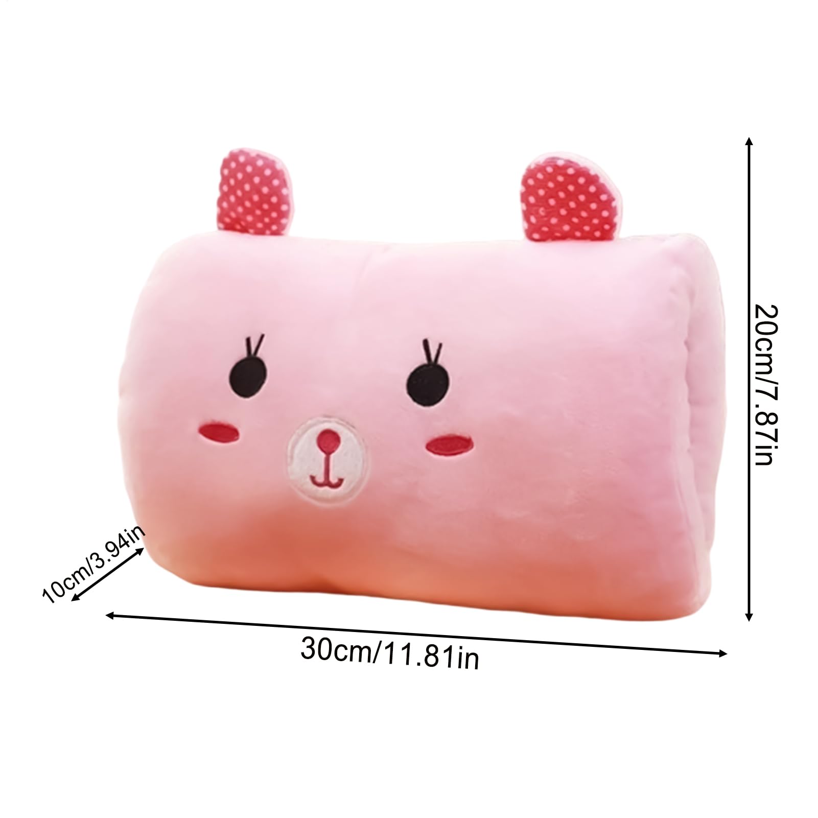 Bunny Plush Hand Pillow, 30x20x10cm, Soft Velvet Winter Muff Pillow for Kids, Classroom, Travel, School, Home, Cold Weather, Outdoor Activities, Bedroom, Sofa