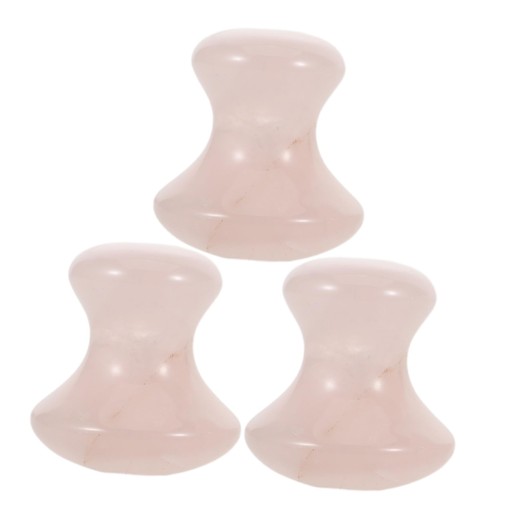 3 Stücke Teiliges Jade Gua Sha Massage- Pilzförmiges Edelstein-gesichtsmassagegerät Gesichts-gua Sha Werkzeug für Spa Anti-falten Kühlend für Frauen Tragbar und Vielseitig
