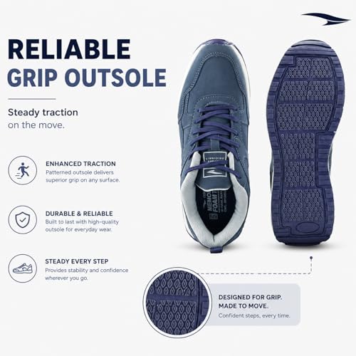 Image of ASIAN Toronto-03 Sneakers for Men with Premium Suede Upper, Soft Cushioned Midsole, Stylish Everyday Design, Durable Outsole, Ideal, Travel & Casual Outings