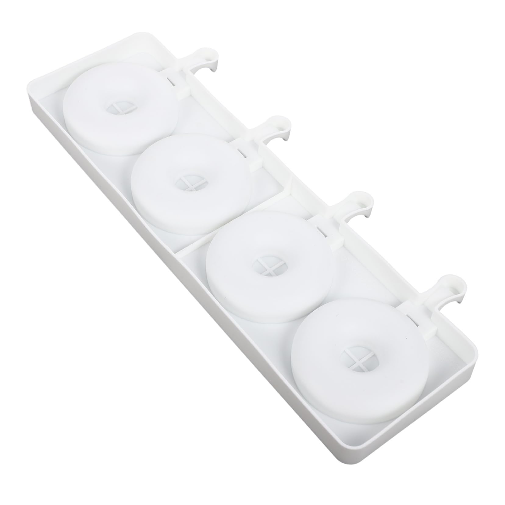 AUTSUPPL Creative Doughnut Ice Cream Maker Mold Cavity Popsicle Molds for DIY Treats Easy to Use Design for Summer Fun for Juices