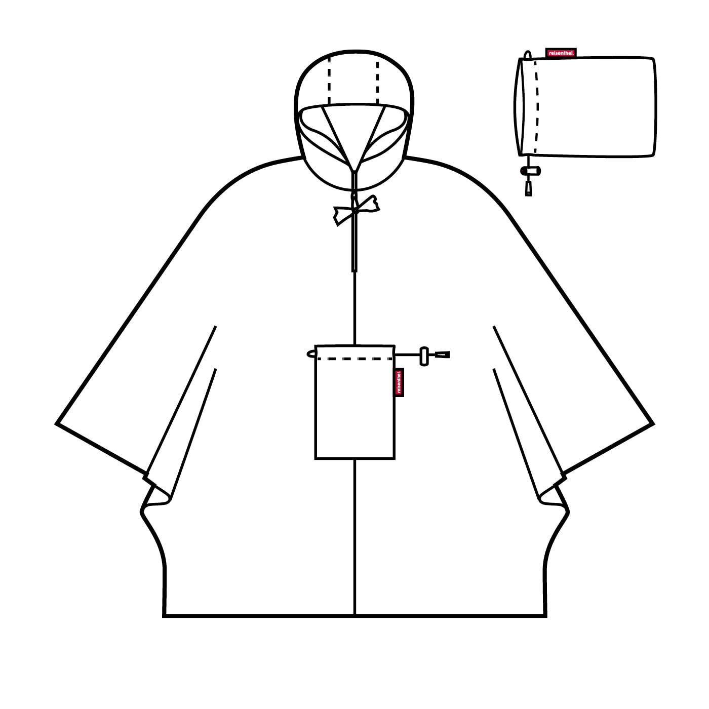 reisenthel mini maxi poncho Regencape Polyestergewebe