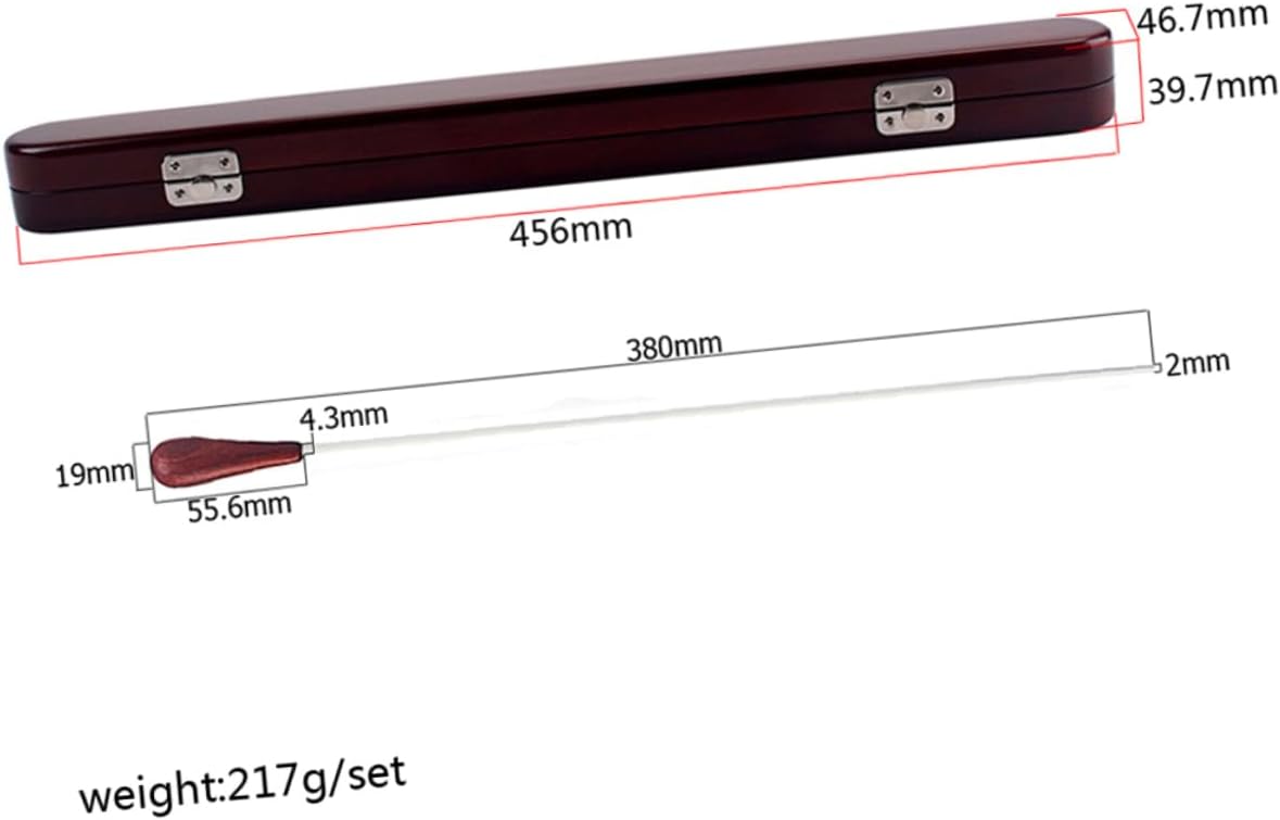 Hemoton Wooden Conductor Baton with Storage Box Rc Elegant for Music Directors and Orchestra Leaders Balance and Weight for Professional Conducting