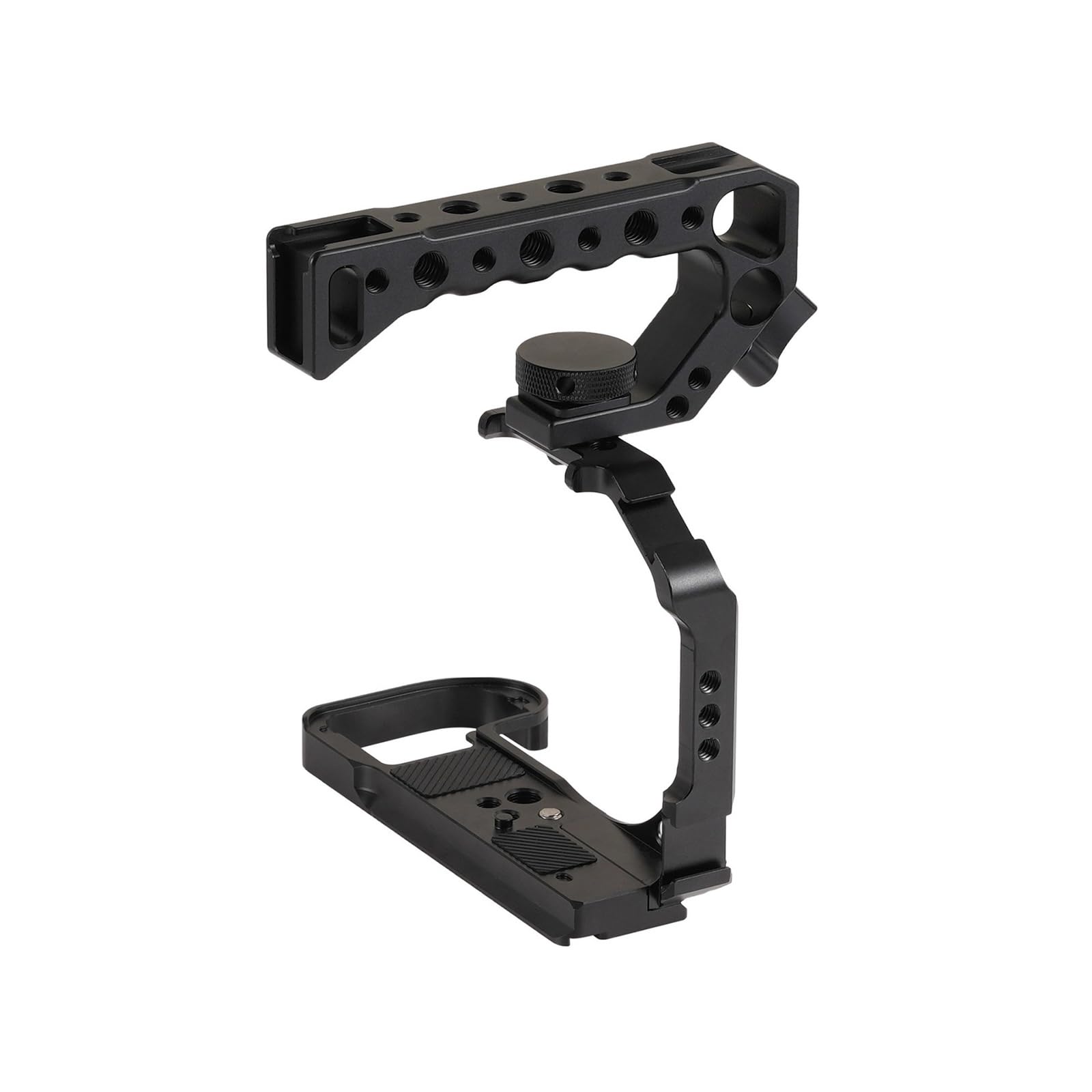 Custodia protettiva in metallo per fotocamera con fori filettati multipli e guide di montaggio accessori Z5II