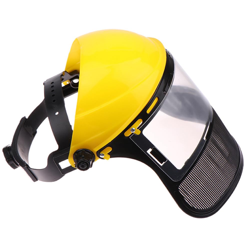Casco di sicurezza per decespugliatori da giardino, leggero e regolabile per la massima protezione durante il lavoro