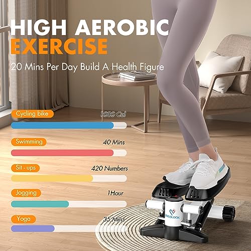 Mini-Mute-The-Sound-Stair-Stepper300LBS-Loading-Capacity-with-LCD-Monitor-Floor-mat-Resistance-Rope-Hydraulic-Fitness-Stepper-for-Home-Desk-or-Office-Workouts