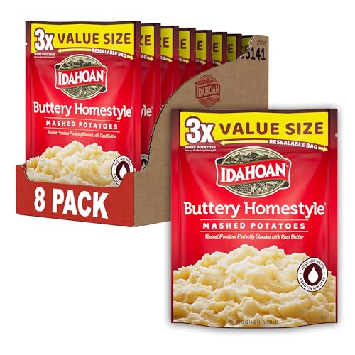 Idahoan Buttery Homestyle Value Size 12 oz (pack of 8)