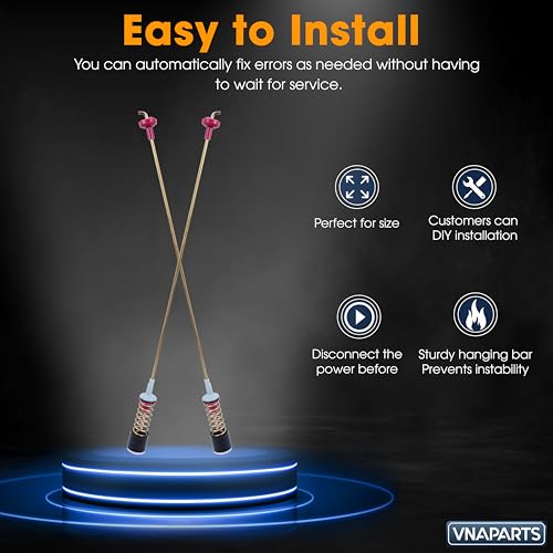 Image of VNAPARTS【2026 Upgraded】 DC97-16350V Washer Suspension Rods For Samsung Washer WA54R7200AV /US WA54R7200AW /US WA5AR7200AV /US WA54R7600AV /US 27.6 Inch Damper Assembly WA52A5500AV, WA45K7600AW